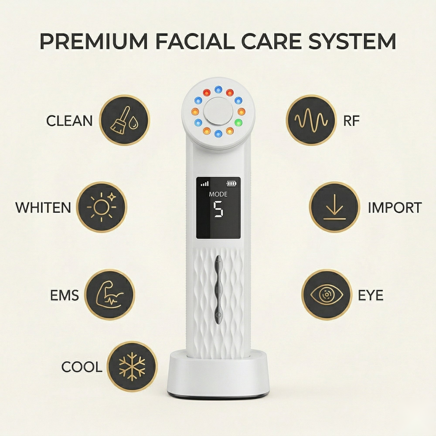 AuraLift Pro™ — EMS Microcurrent Facial Device for Lifting & Tightening