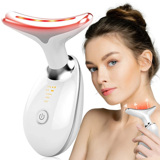 7 in One Red Light Therapy anti Aging Face Massager Electric Face Lift Device